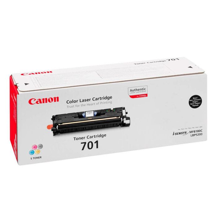 Toner Canon 701Bk Lbp5200 Mf8100 Mf8180 Negro 1