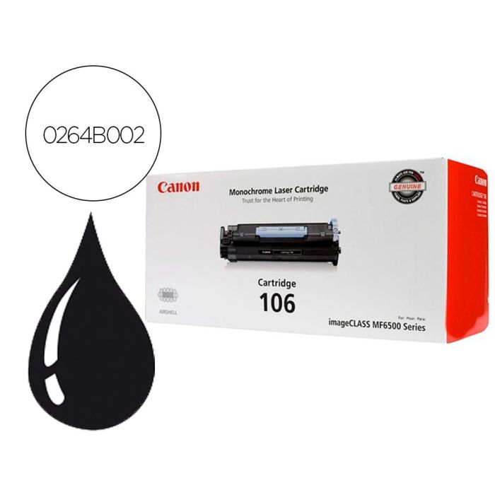 Canon Toner Negro Mf 6530 6540 6550 6560 6580 6580Pl - Crg 706