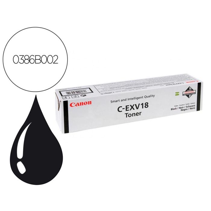 Canon Toner Negro Copiadoras Serie Ir1018 Ir1020 Ir1022 Ir1024 - C-Exv18