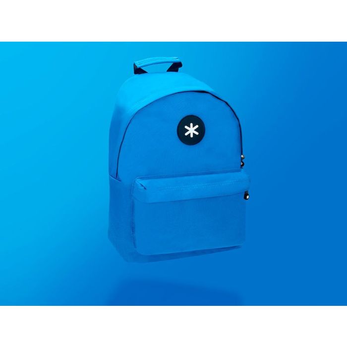 Cartera Antartik Mochila Con Asa Y Bolsillos Con Cremallera Color Azul 310x160X410 mm 10