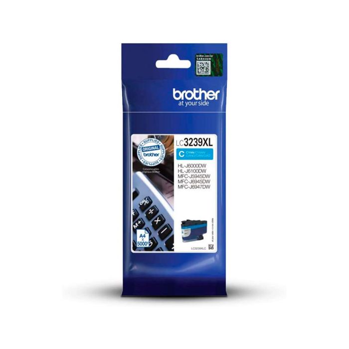 Cartucho de Tinta Original Brother LC3239XLC Azul Cian 1