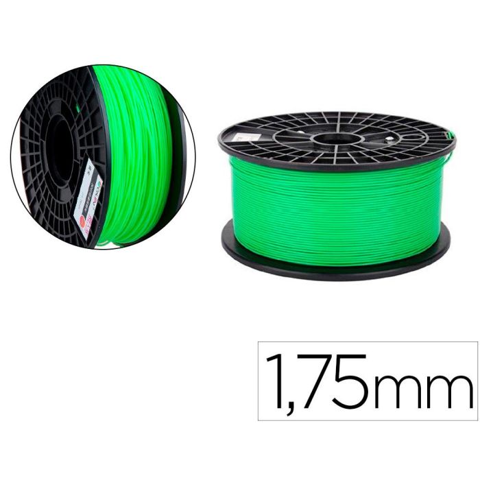 Filamento 3D Colido Pla Luminoso 1,75 mm 1 kg Verde