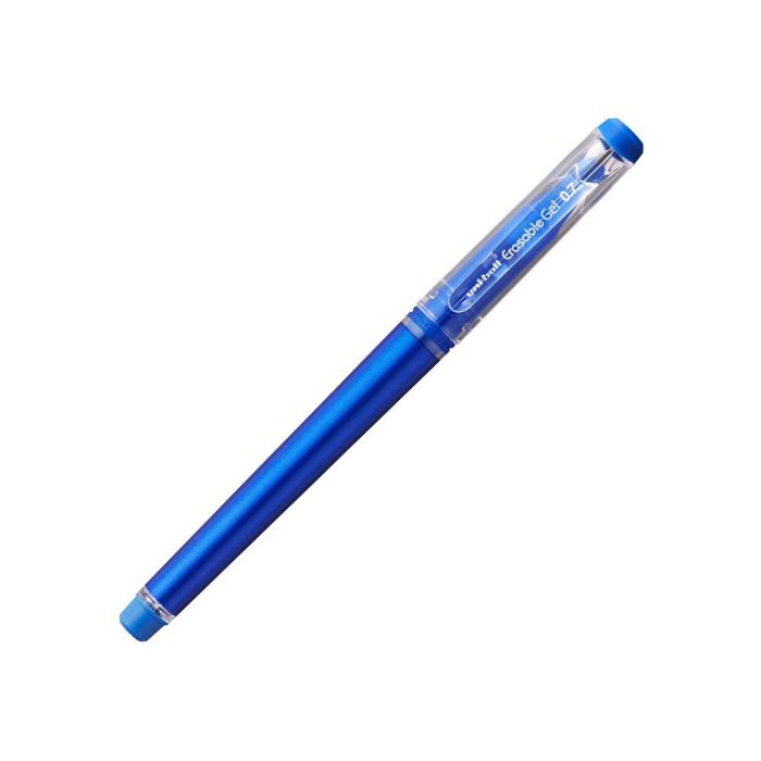 Rotulador Uni-Ball Roller Uf-222 Tinta Gel Borrable 0,7 mm Azul 12 unidades 3