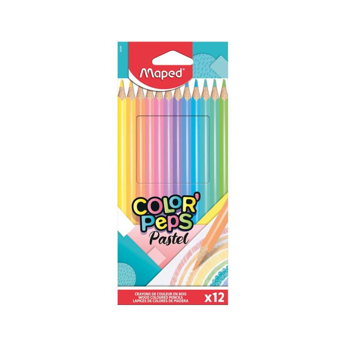 Maped Lápices De Colores Color´Peps Pastel Surtidos Estuche 12 Ud 1