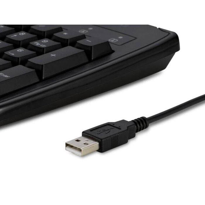 Kensington Teclado Cable Usb Lavable Membrana 105 Teclas Negro 3