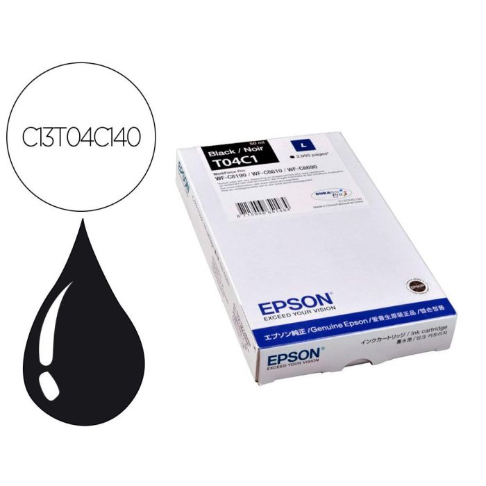 Ink-Jet Epson 4C1 Negro 2900 Paginas