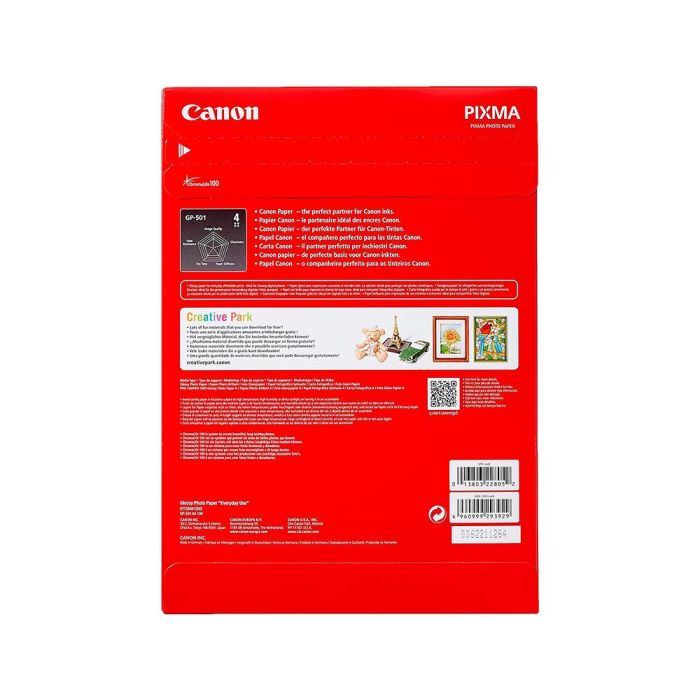 Papel Fotografico Canon Pixma Brillo Din A4 200 gr-M2 Ink-Jet Paquete De 100 Hojas 2 Papel Fotografico Canon Pixma Brillo Din A4 200 gr-M2 Ink-Jet Paquete De 100 Hojas 2
