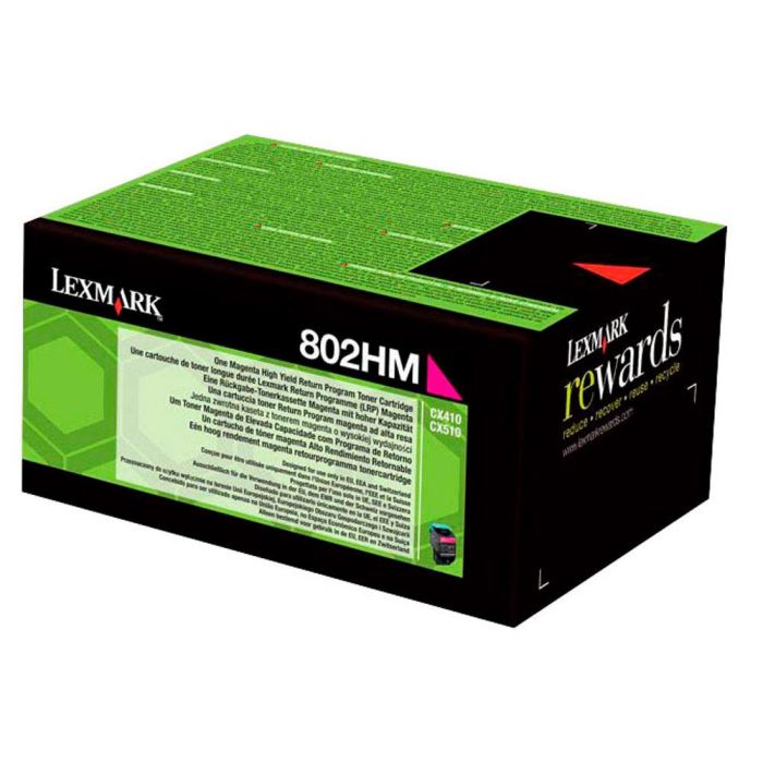 Toner Laser Lexmark 80C2Hme Magenta 3000 Paginas 1