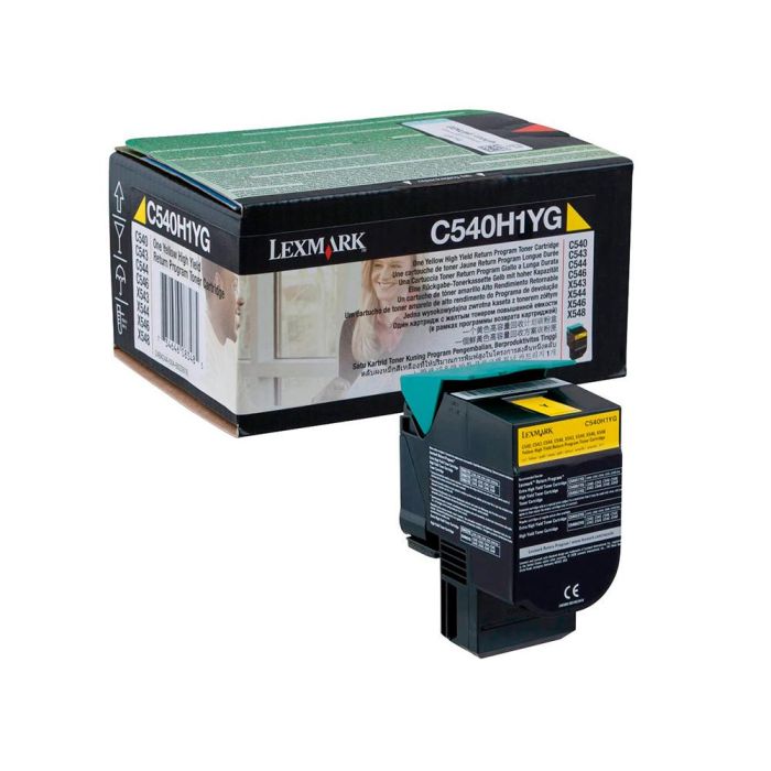 Tóner Lexmark C540H1YG Amarillo 3