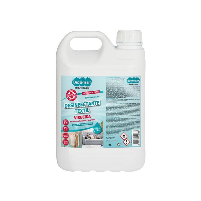 Desinfectante Bacterisan Germosan-Nor Bp7 Virucida Para Textil Garrafa De 5 Litros 1