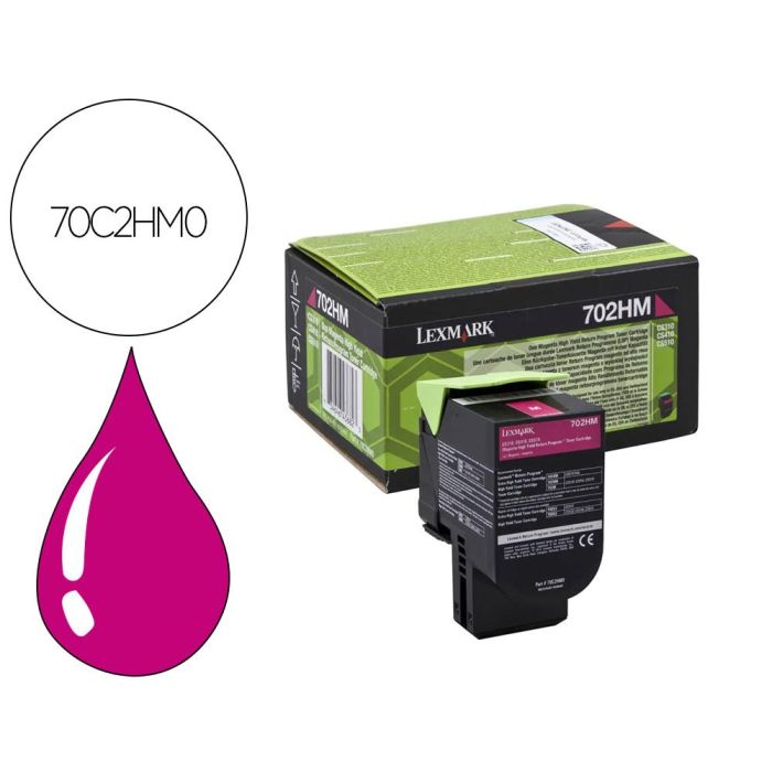 Toner Lexmark Laser 70C2Hm0 Cs310 - 410 Magenta 3000 Paginas