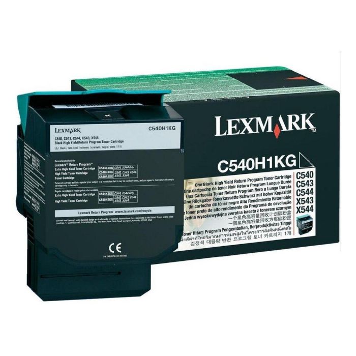 Tóner Lexmark C540H1KG Negro 1