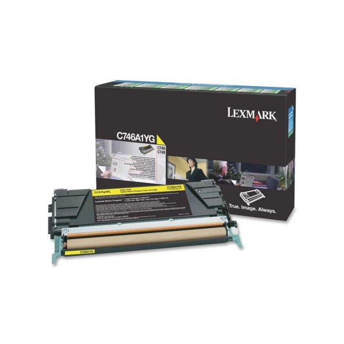 Toner Lexmark Laser C746A1Yg C746 - C748 Amarillo 7000 Paginas 1