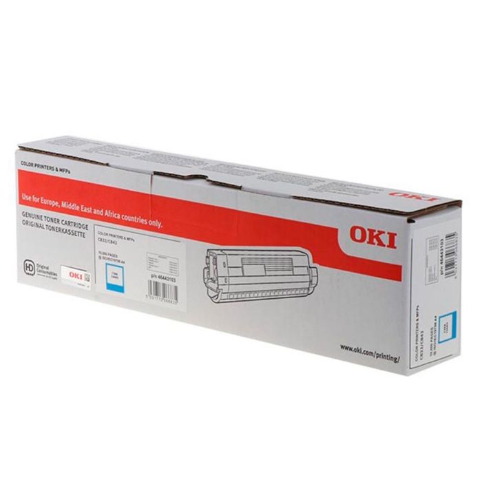 Toner Oki Laser 46443103 C833 - C843 Cian 10000 Paginas 1