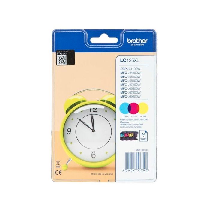 Ink-Jet Brother Mfc-J4410Dw- Mfc-J6920Dw - Mfc-J4510Dw - Mfc-J6520Dw - Mfc-J6720Dw Tricolor Alta Capacidad 1200