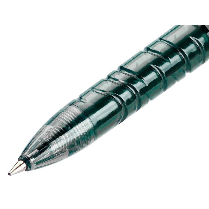 Boligrafo Pilot Ecoball Plastico Reciclado Tinta Aceite Punta De Bola 1 mm Color Verde 10 unidades 2