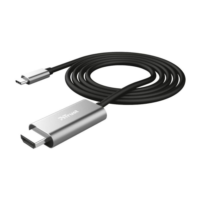 Cable Trust Calyx Adaptador Usb-C A Hdmi Longitud 1,8 M Color Negro 1