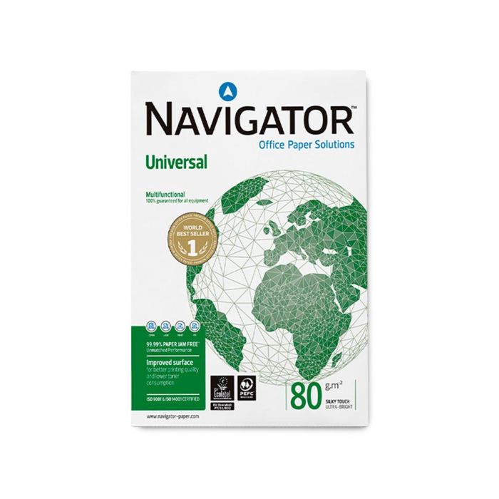 Papel para Imprimir Navigator NAV-80-A4-400 Blanco A4 (1 unidad) (400 Unidades) 3