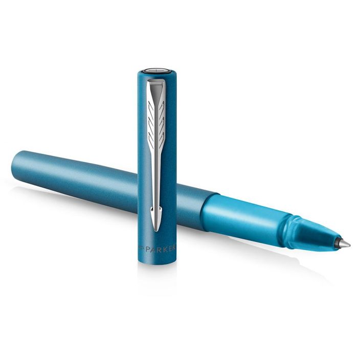 Roller Parker Vector XL Azul Teal Punta Fina 2