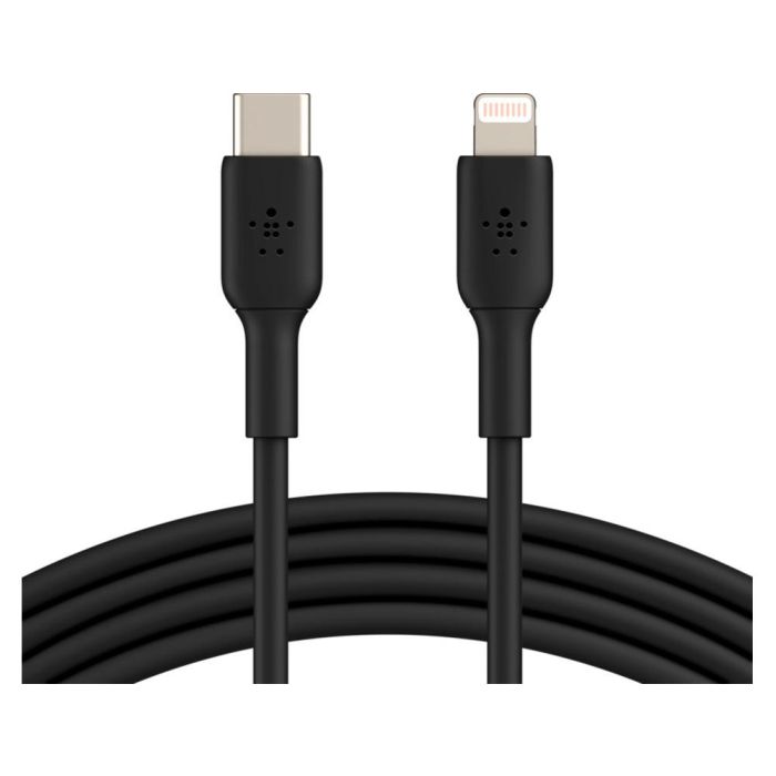 Cable Belkin Caa003Bt1Mbk Usb-C A Lightning Boost Charge Longitud 1 M Color Negro