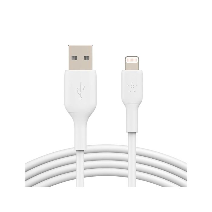 Cable Lightning Belkin Caa001Bt2Mwh A Usb-A Boost Charge Longitud 2 M Color Blanco