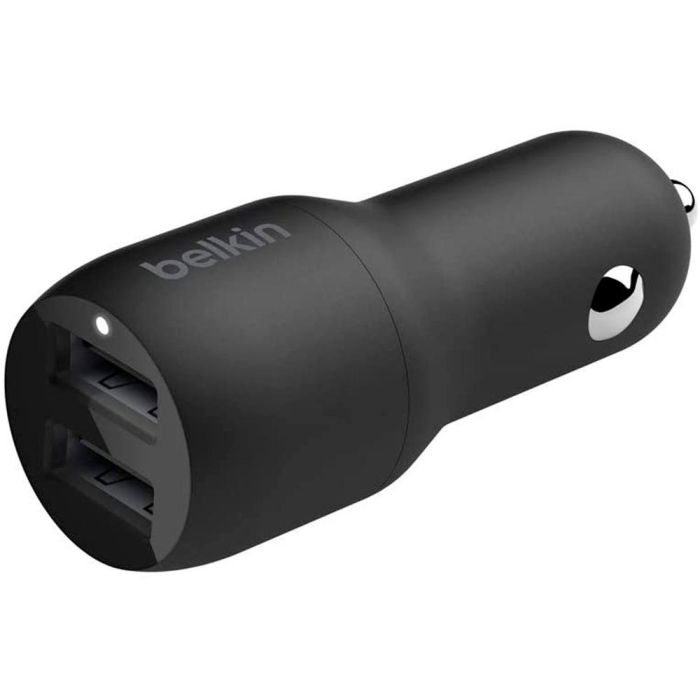 Cargador Para Coche Belkin Ccb001Btbk Doble Usb-A 24 W 12 W X2 Color Negro 1