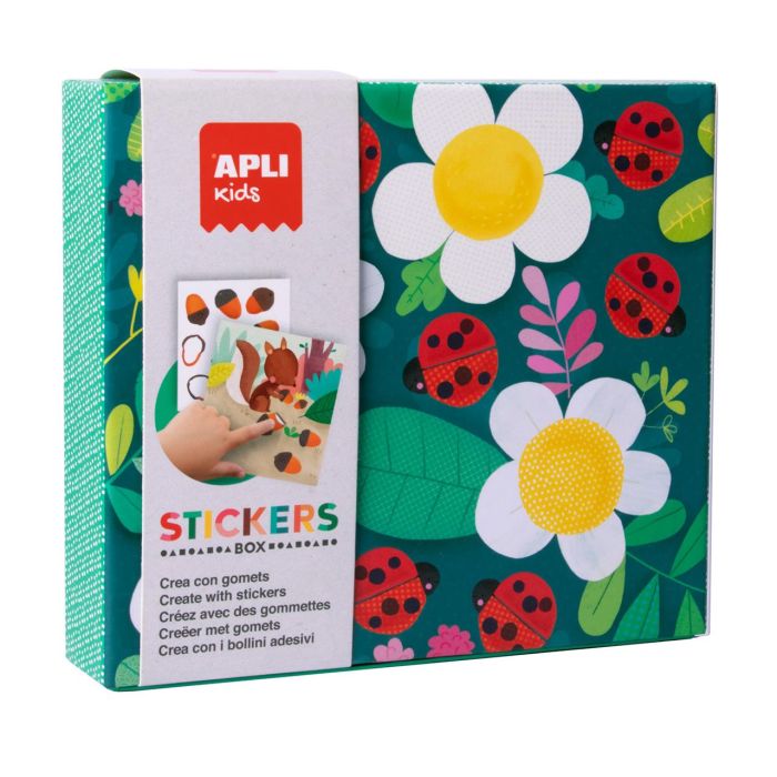 Caja De Stickers Mariquita 18362 Apli