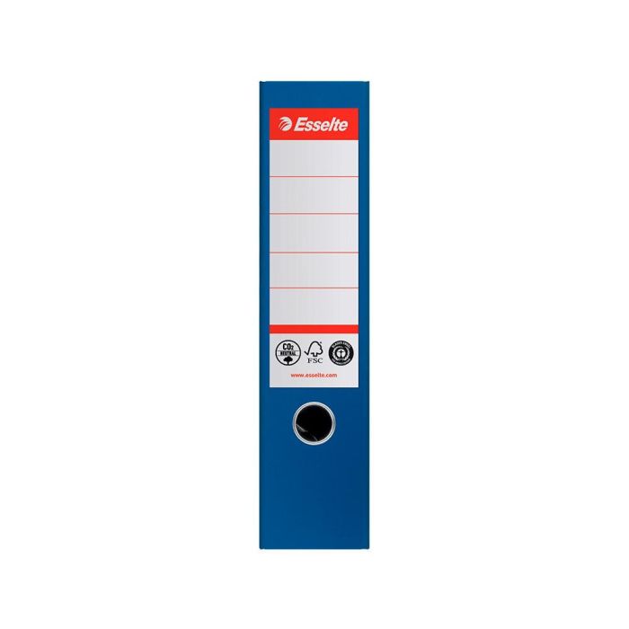 Archivador De Palanca Esselte N 1 Co2 Neutral Din A4 Carton Forrado Lomo 75 mm Azul Vivida 2