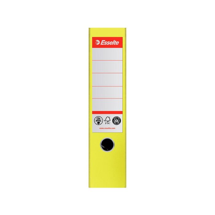 Archivador De Palanca Esselte N 1 Co2 Neutral Din A4 Carton Forrado Lomo 75 mm Amarillo Vivida 2