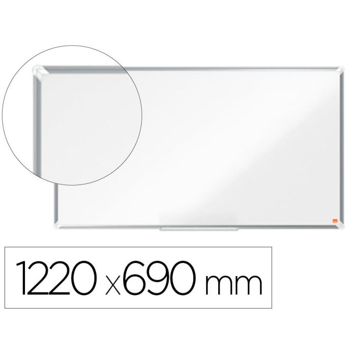 Pizarra Blanca Nobo Premium Plus Acero Vitrificado Formato Panoramico 55-' Magnetica 1220x690 mm