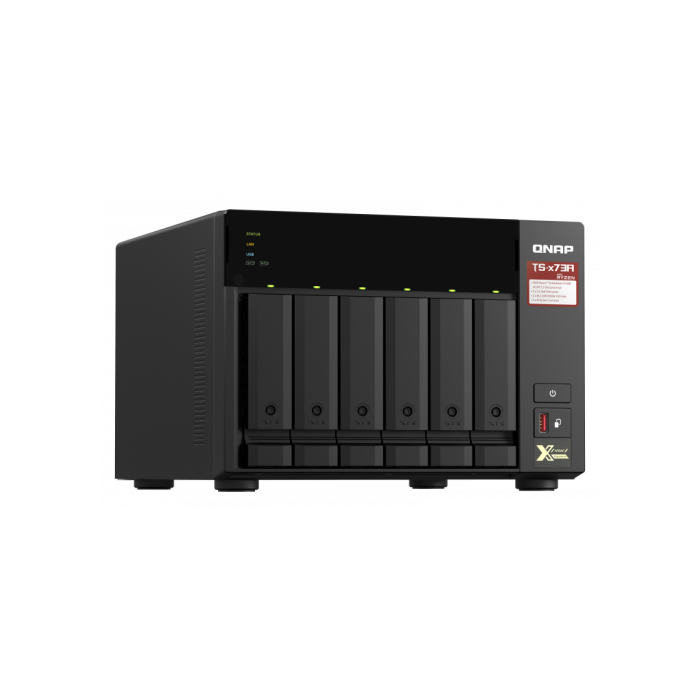 QNAP TS-673A-8G servidor de almacenamiento NAS Torre Ethernet Negro V1500B 1