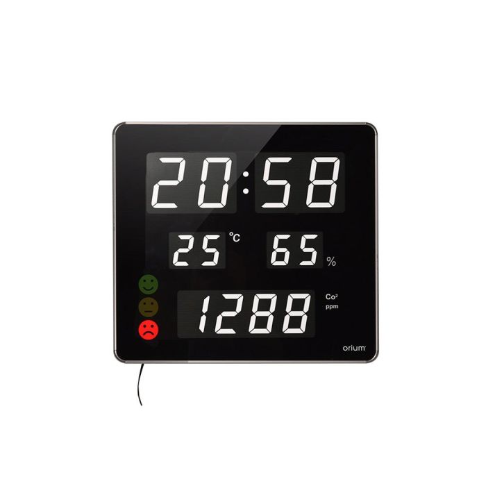 Reloj Orium Cep Con Medidor De Co2 Pantalla Led Alarma Personalizable Y Sensor De Infrarrojos 400x360X40 mm 1