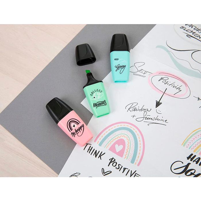 Rotulador Stabilo Boss Mini Pastel Love Estuche De 5 Unidades Colores Surtidos 5