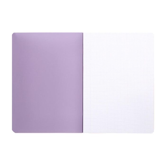 Libreta Liderpapel 360 Tapa De Plastico A5 48 Hojas 90 gr-M2 Cuadro 5 mm Con Doble Margen Colores Pastel 1