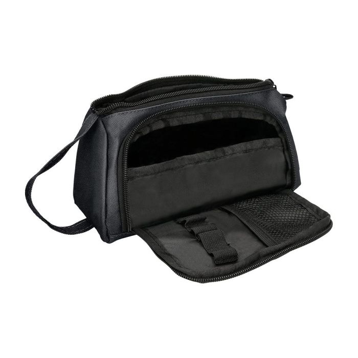 Bolso Escolar Portatodo Antartik Con Bolsillo Delantero Desplegable Color Negro 110x85X200 mm 1