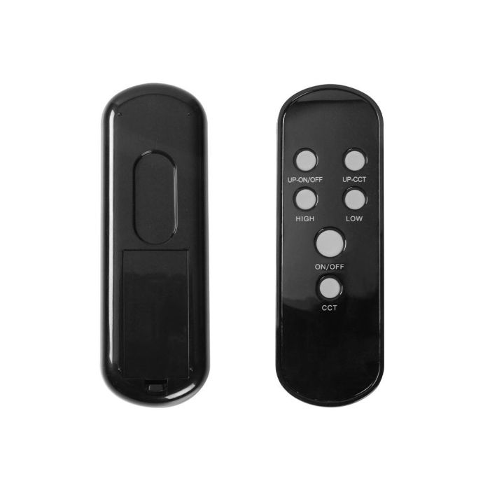 Lampara De Suelo Q-Connect 15 W Con Control Remoto Altura 146 cm Color Negro 1