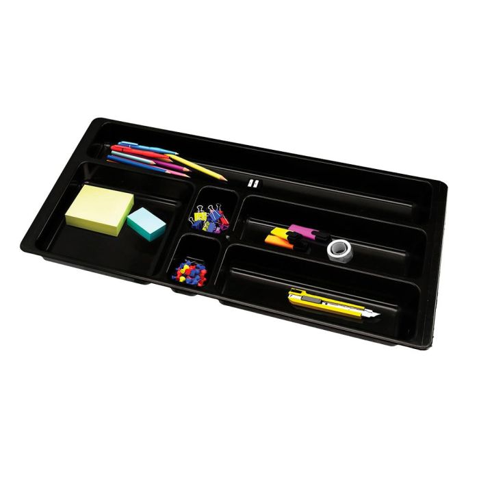 Bandeja Organizadora Q-Connect De Cajones Color Negro 344x160X33 mm 3