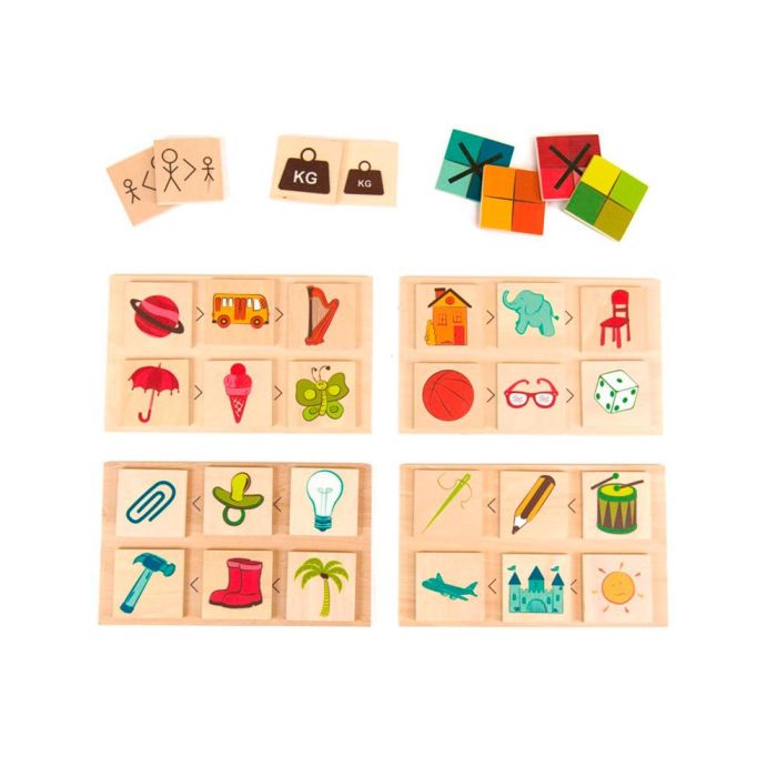 Juego Didactico Andreutoys Atributos Grandes Y Pequeños 2