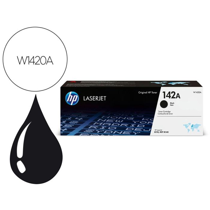 Hp Toner Negro Laserjet M110 We, Mfp M140 We, M110 W, Mfp M140 W - 142A