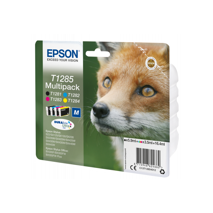 Epson Fox Multipack T1285 4 colores 1
