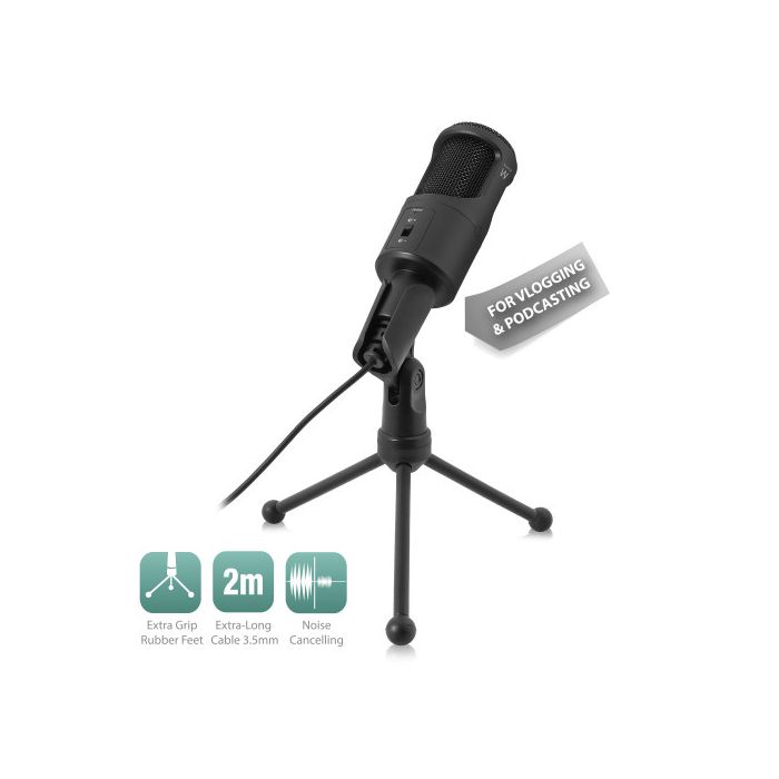 Micrófono Sobremesa Ewent EW3552 3.5 mm 1
