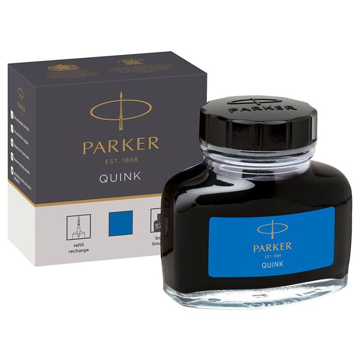 Tinta Estilografica Parker Azul Real Bote 57 mL