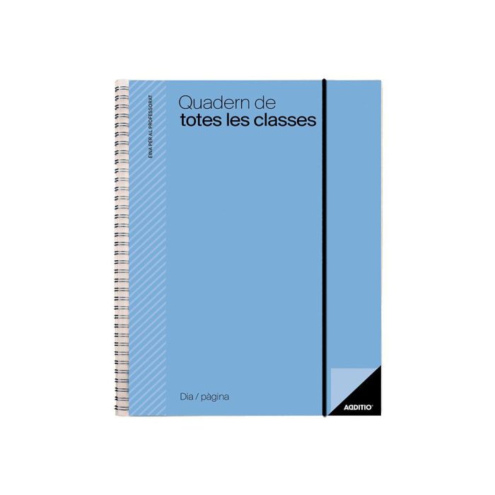 Cuaderno De Todas Las Clases Profesorado Addittio 256 Paginas Dia Pagina Color Verde 170x240 mm Catalan 2