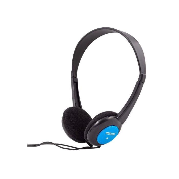 Auriculares Maxell Infantil Diadema Jack 3,5 mm Longitud Cabel 1,2 Mt Color Azul