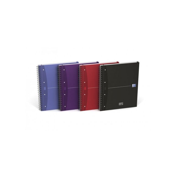 Oxford cuaderno office essentials europeanbook 4 microperforado 120h 90 gr 5x5 a4+ t/extraduras c/surtidos