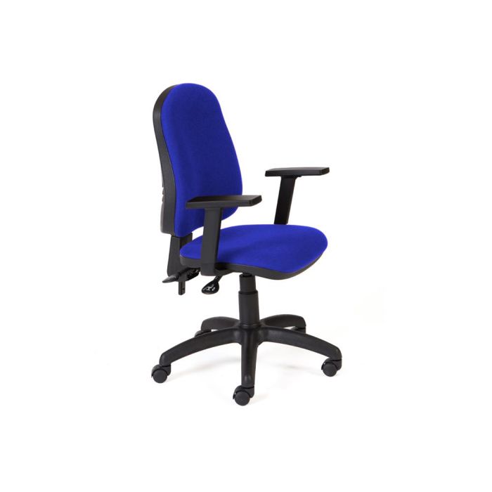 Silla Rocada Direccion Sistema Asincro Con Brazos Color Azul