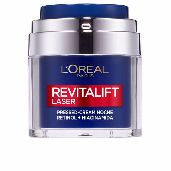 L'Oréal Paris Revitalift Laser Pressed Cream Noche Con Retinol + Niacinamida 50 mL