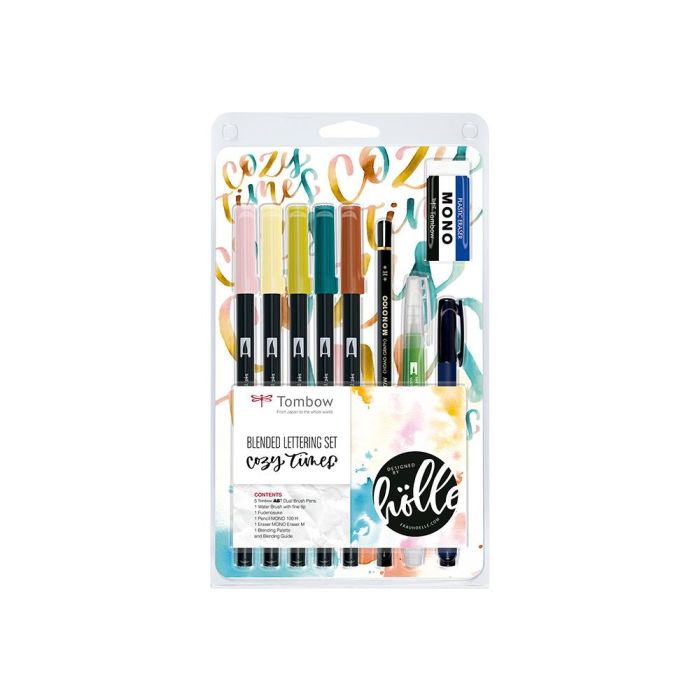 Set De Caligrafia Tombow Blended Lettering Cozy Times 9 Piezas 1