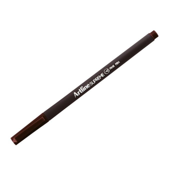 Rotulador Artline Supreme Epfs200 Fine Liner Punta De Fibra Marron Oscuro 0,4 mm 12 unidades 2