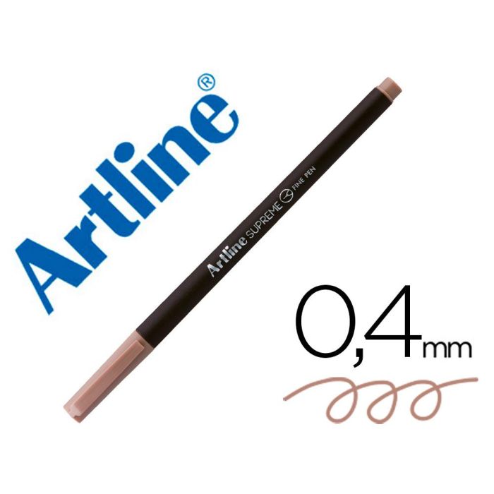 Rotulador Artline Supreme Epfs200 Fine Liner Punta De Fibra Marron Claro 0,4 mm 12 unidades